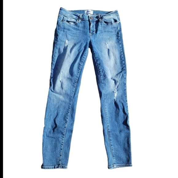 PAIGE Denim Verdungo Ankle Skinny Jeans in Hendrix Wash•28 - Picture 2 of 14